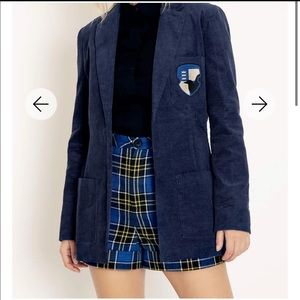 Blackmilk BM Harry Potter Ravenclaw School Girl Cord Blazer Australian size 6*